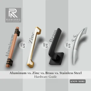 Aluminum vs Zinc vs Brass vs Stainless Steel Hardware Guide by Ramirroarc.com